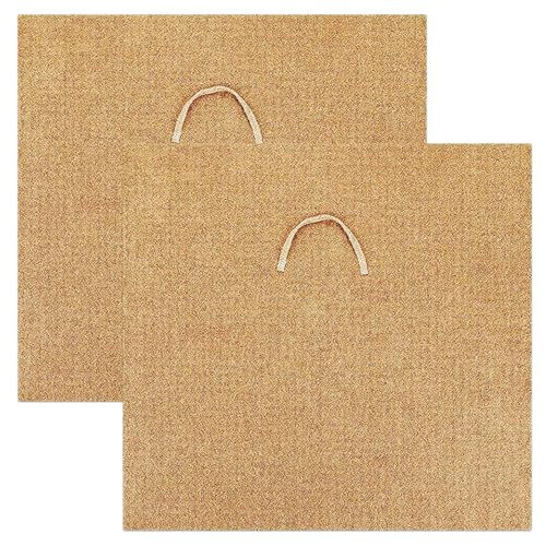 Wurmdecke 2pcs 24x24in Jute Faser Einfaches Schneiden von Wurmbehälter Decke zum Kompostieren mit Pull -Ring -faltbaren Decken für Farm Composting -Behälter von Ligeinsrk