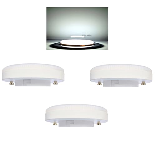 GX53 LED Kaltweiß 720 Lumen Leuchtmittel 6500 Kelvin 8 Watt Nicht Dimmbar Menge:3 Stück von Light Galaxy ... Ihr Lichtlieferant