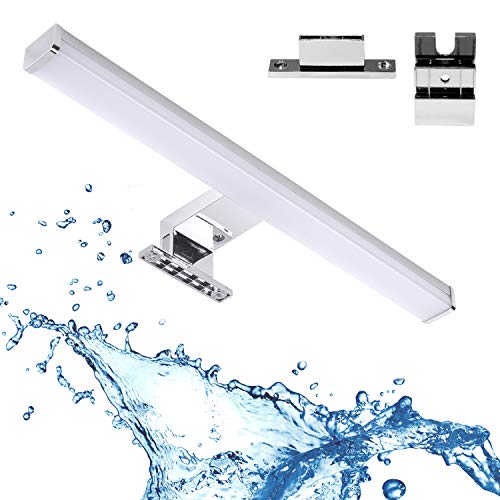 Light Galaxy ... Ihr Lichtlieferant LED 40cm Spiegelleuchte Badezimmer 8w 3in1 Montage 900lm Neutralweiß 4000k Badezimmerschrank-Beleuchtung von Light Galaxy ... Ihr Lichtlieferant