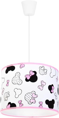 Light-Home Kinderzimmer Hängelampe - Deckenlampe aus Metall mit Stoff-Lampenschirm - E27 Fassung Light-Home Kinderzimmer Hängelampe - Deckenlampe aus Metall mit Stoff-Lampenschirm - E27 Fassung von Light Home LH