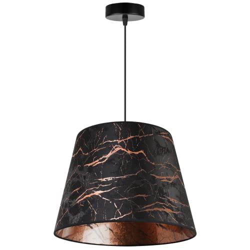 Light-Home Werona Elegant Hängelampe - Modern Deckenlampe für Wohnzimmer Schlafzimmer und Esszimmer - Pendelleuchte aus Metall mit Modern Lampenschirm - Marmor - 26x35 cm Light-Home Werona Elegant Hängelampe - Modern Deckenlampe für Wohnzimmer Schlafzimmer und Esszimmer - Pendelleuchte aus Metall mit Modern Lampenschirm - Marmor - 26x35 cm von Light Home LH