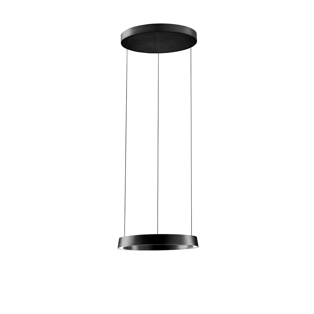 Light-Point - Edge Round Pendelleuchte Ø50 Carbon Black von Light-Point