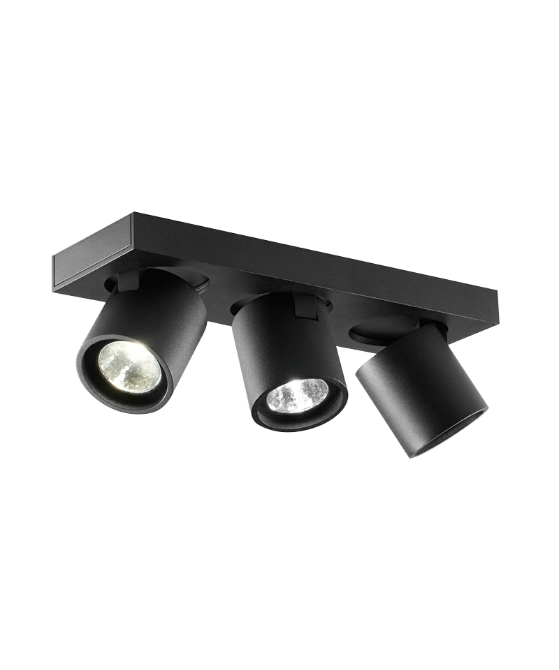 Light-Point - Focus 3 LED 3000K Deckenleuchte Schwarz von Light-Point