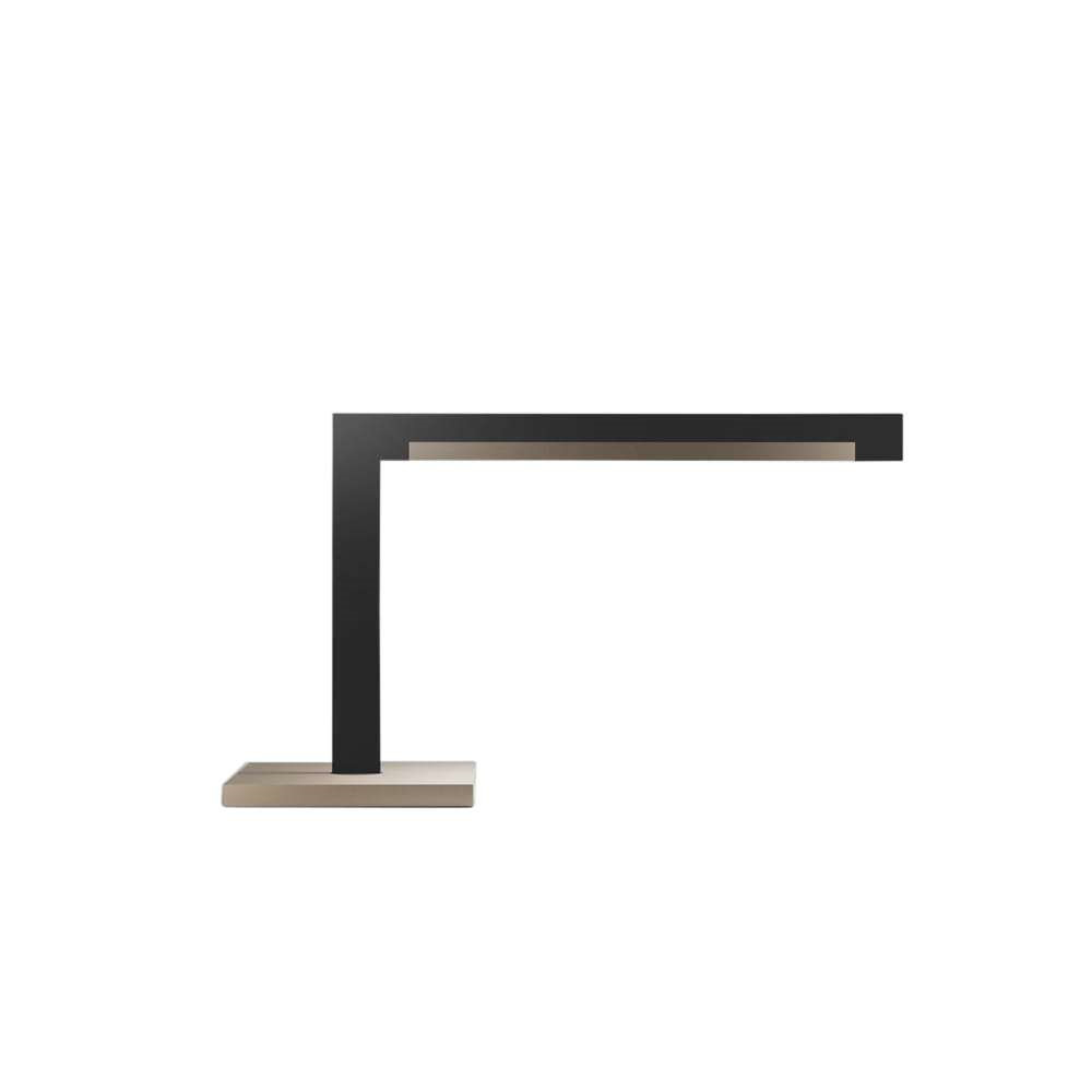 Light-Point - Inlay T2 Linear Tischleuchte Satin Matt Black/Satin Gold von Light-Point