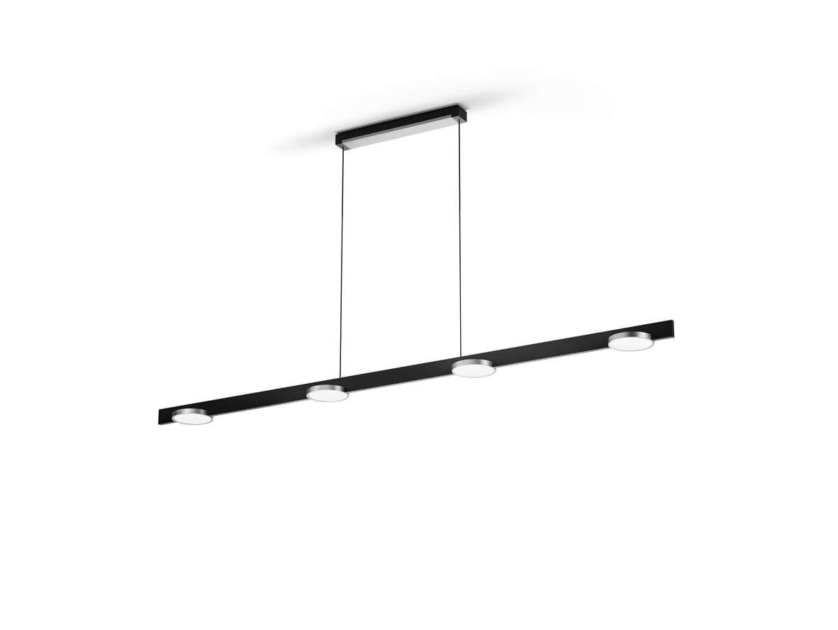 LIGHT-POINT - Inlay S1800 Linear Pendelleuchte 2700/3000K Black/Silver Light-Point von Light-Point