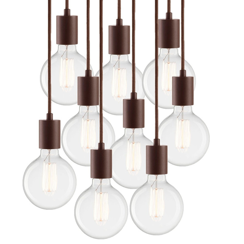 Light-Point - Vintage S9/Bulb C Pendelleuchte Mocca von Light-Point