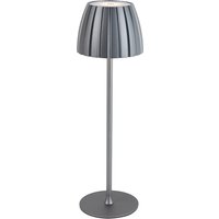 Moderne Tischleuchte grau 3-stufig dimmbar wiederaufladbar - Dolce von Light Trend