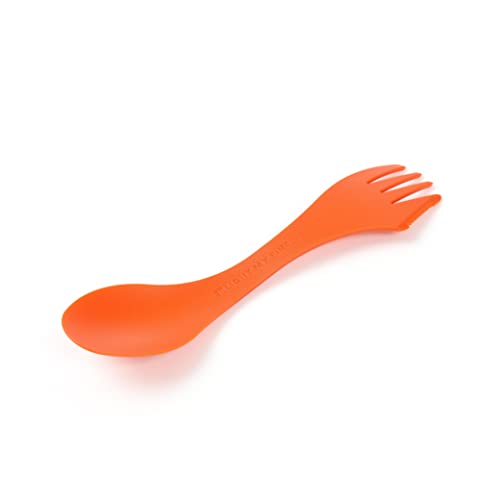 Light My Fire Spork Original Campingbesteck - Outdoor Besteck to Go - 17cm BPA Frei Bio Plastik Besteck für Unterwegs - Orange - Wiederverwendbares Besteck zum Mitnehmen - Outdoor Göffel mit Messer von Light My Fire