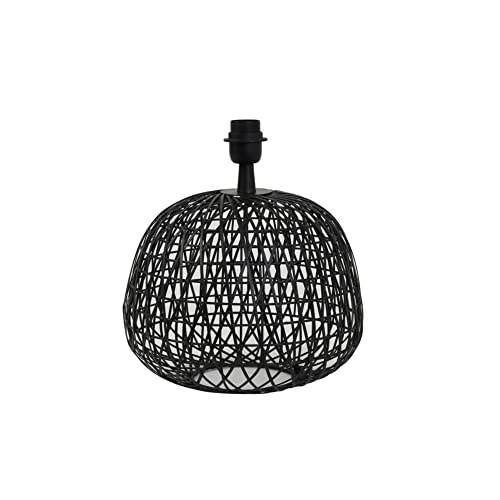 Lampvoet Ø32x28,5 cm ALWINA mat zwart von Light & Living