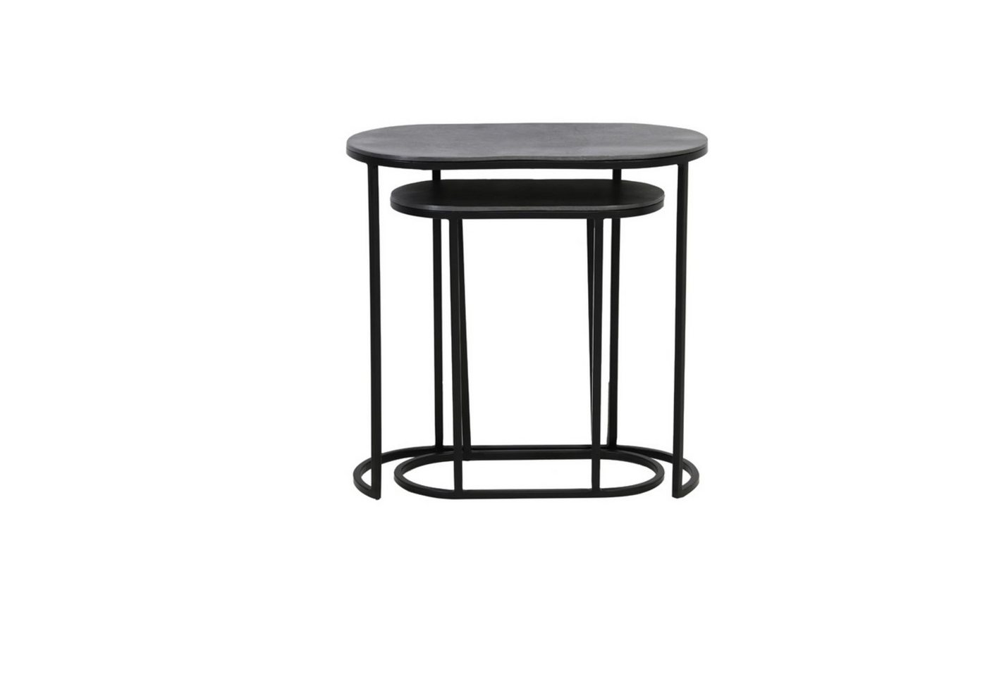 Light & Living Beistelltisch Beistelltisch Bocov - Schwarz - 53x26x53cm von Light & Living