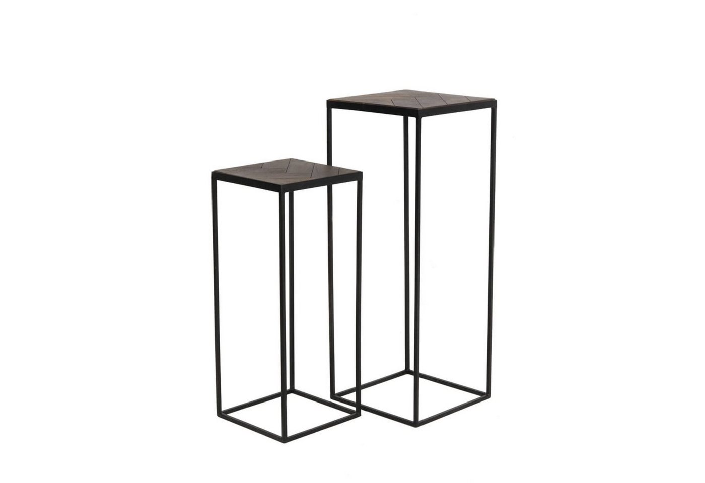 Light & Living Beistelltisch Beistelltisch Säule CHISA Light & Living 2er Set Couchtisch Mangoholz (2er Set), 2er Set Light & Living Beistelltisch Beistelltisch Säule CHISA Light & Living 2er Set Couchtisch Mangoholz (2er Set), 2er Set von Light & Living