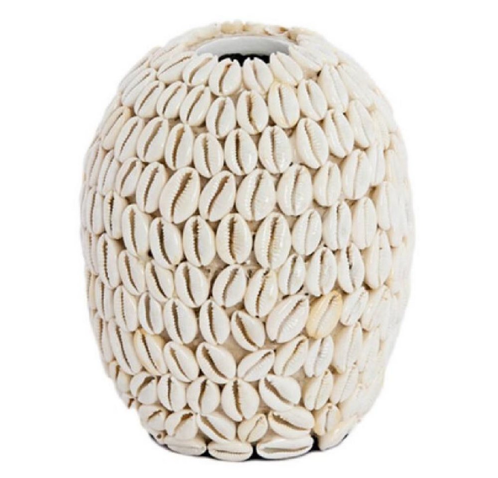 Light & Living Dekovase Vase Shell Muscheln Cream (17cm) von Light & Living