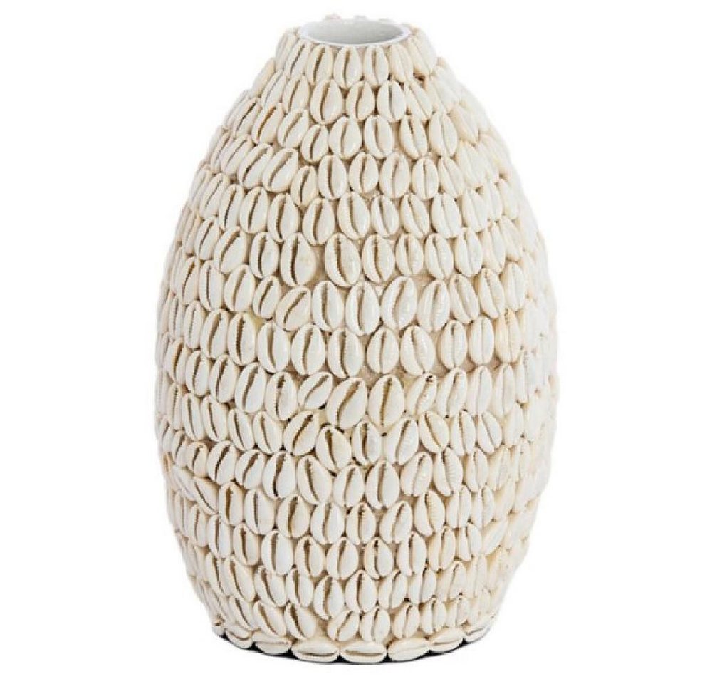 Light & Living Dekovase Vase Shell Muscheln Cream (28cm) von Light & Living