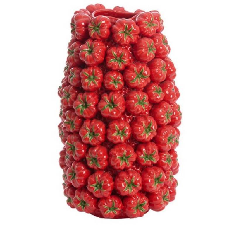 Light & Living Dekovase Vase mit roten Tomaten Tamina (52cm) von Light & Living