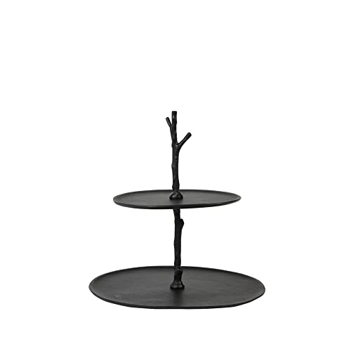 Light & Living Etagere Tresa - Schwarz - 2 Schichten von Light & Living