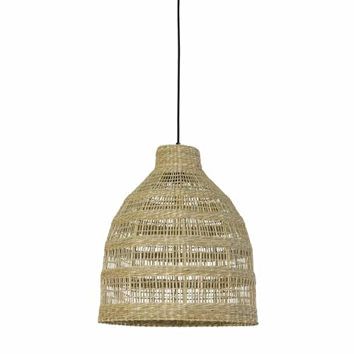 Light & Living Hängeleuchte Sagar - Natürlich - Ø38cm - Rund - Holz - Hängelampe & Pendellampe - Lampe Wohnzimmer & Schlafzimmer - Pendelleuchte Esstisch von Light & Living
