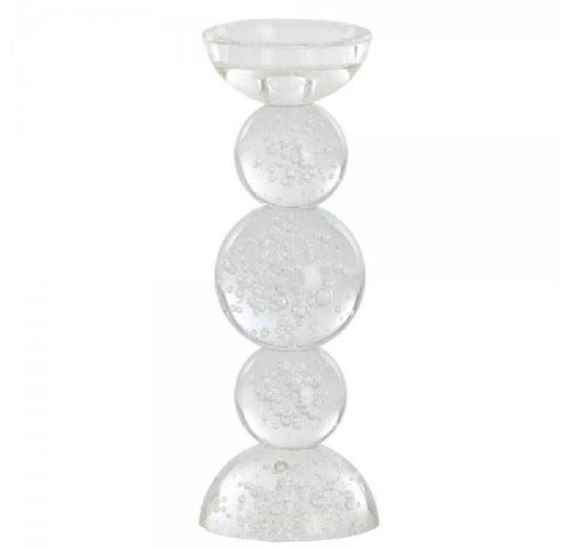 Light & Living Kerzenhalter Kerzenleuchter Itinga Glas Klar (26,5cm) von Light & Living