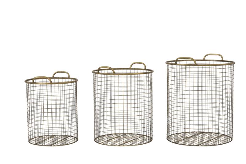 Light & Living Korb PERLIS in Bronze von Light & Living