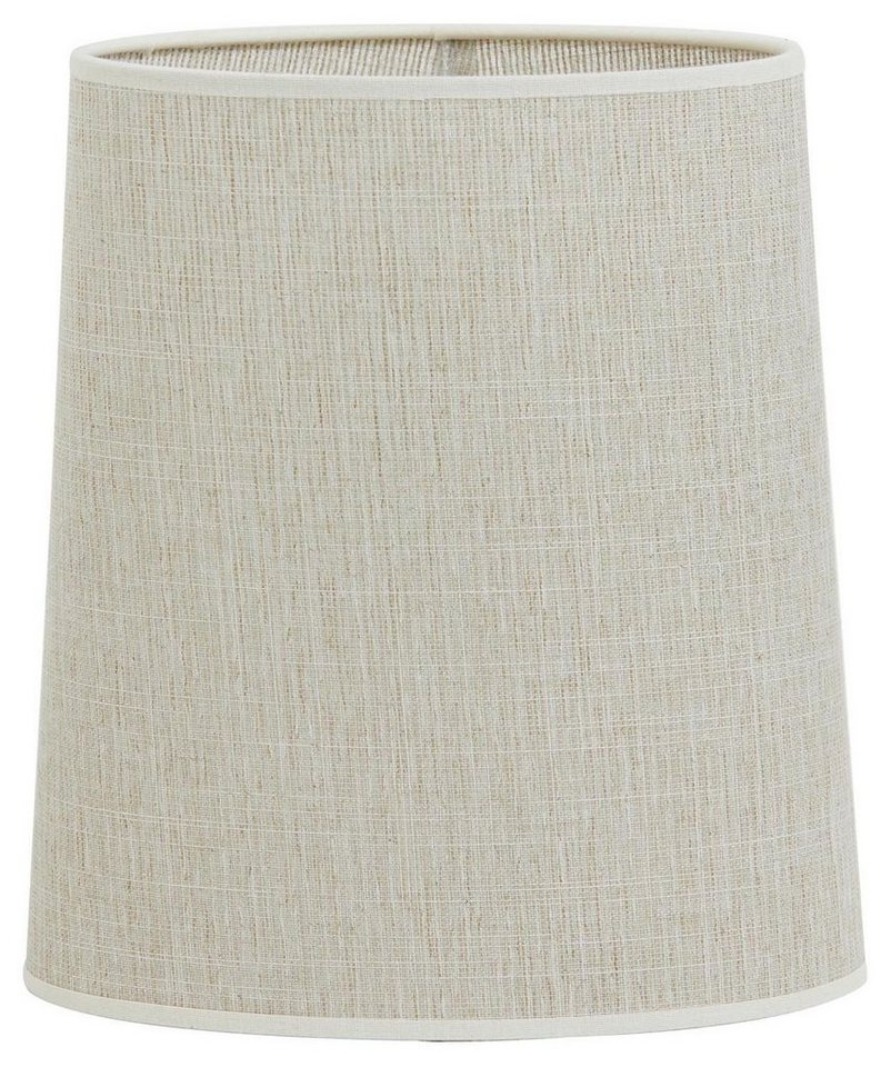 Light & Living Lampenschirm BRESKA, Perlweiß, Textil, B 25 x H 28 x T 21 cm von Light & Living