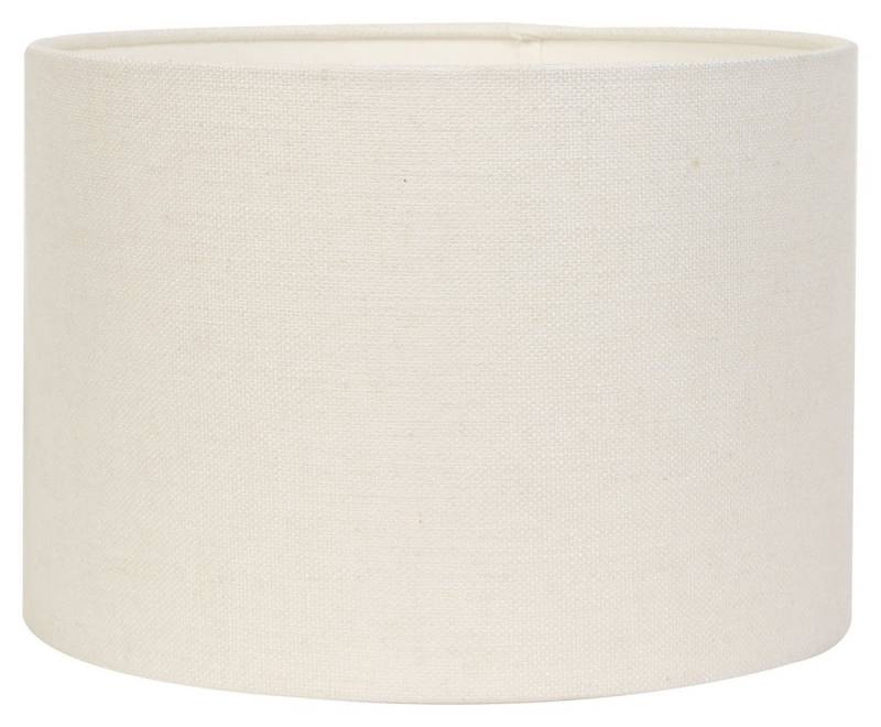Light & Living Lampenschirm LIVIGNO, Ø 35 cm, Cremeweiß, Stoff, PVC, Metallhalterung von Light & Living