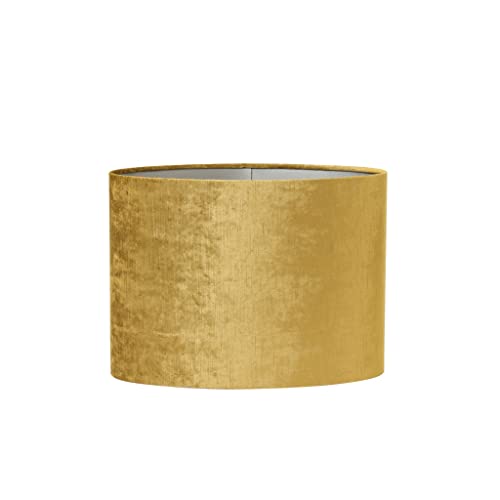 Light&Living Lampenschirm oval gerade 38-38-28 cm GEMSTONE gold von Light & Living