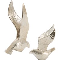 Light&Living Ornament 2er-Set BIRDS, Aluminium von Light & Living