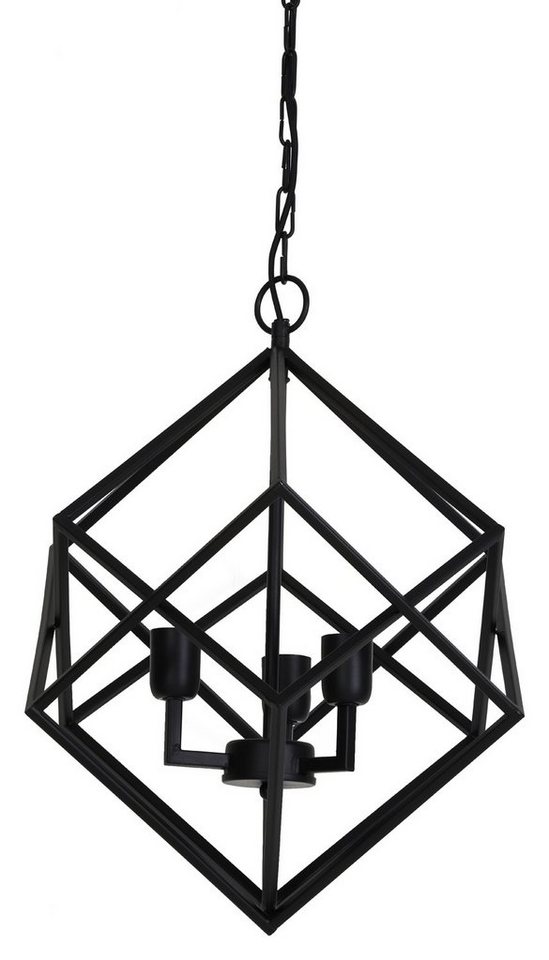 Light & Living Pendelleuchte DRIZELLA, 3-flammig, Ø 46 cm, Schwarz, Metall, ohne Leuchtmittel, Hängeleuchte, Hängelampe von Light & Living