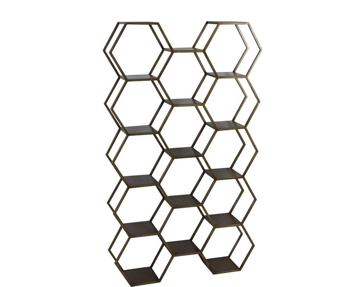 Light & Living Standregal Standregal HUAL von Light & Living 100x24,5x179 cm Antikbronze Metall von Light & Living