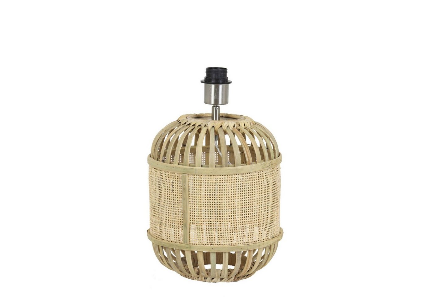 Light & Living Stehlampe Lampenfuß ALIFIA von Light & Living Ø25 x 30 cm Bambus+Gurtband, ohne Leuchtmittel von Light & Living