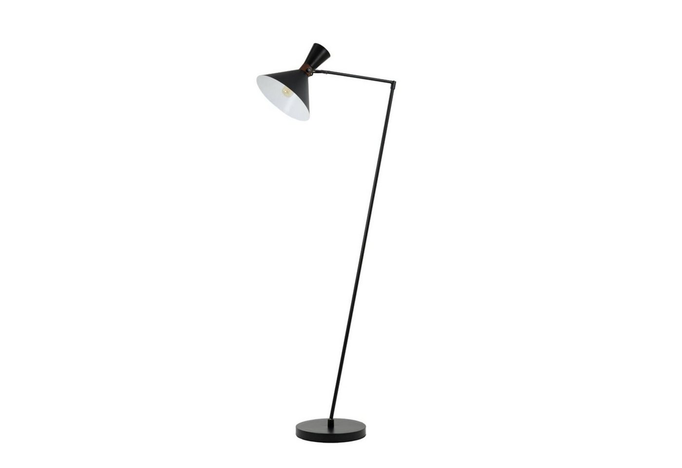 Light & Living Stehlampe Stehleuchte Light & Living HOODIES matt schwarz 70x28x194 cm, ohne Leuchtmittel von Light & Living