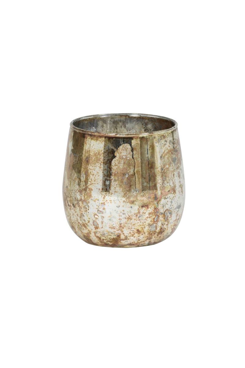 Light & Living Teelicht Fontes in Kupfer Rost von Light & Living