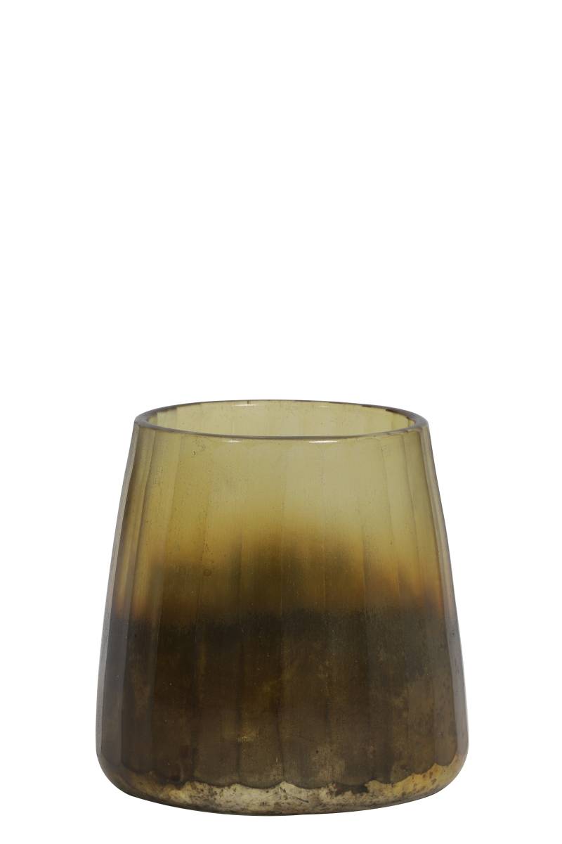 Light & Living Teelicht Raul in Shiny Gold, Schwarz von Light & Living