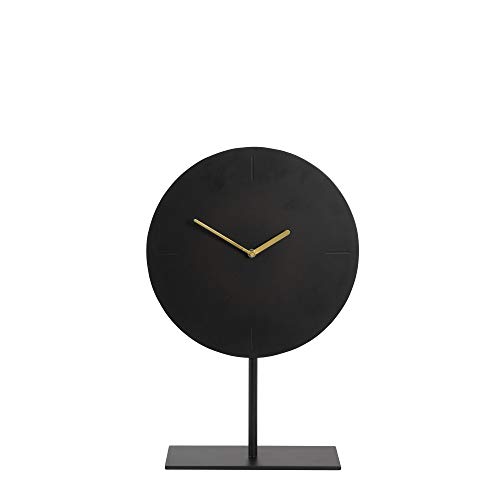 Light & Living Uhr auf Fuß Waiwo - Schwarz/Gold - 30x10x45,5cm - Rund - Metall - Standuhr - Tisch Uhr Light & Living Uhr auf Fuß Waiwo - Schwarz/Gold - 30x10x45,5cm - Rund - Metall - Standuhr - Tisch Uhr von Light & Living