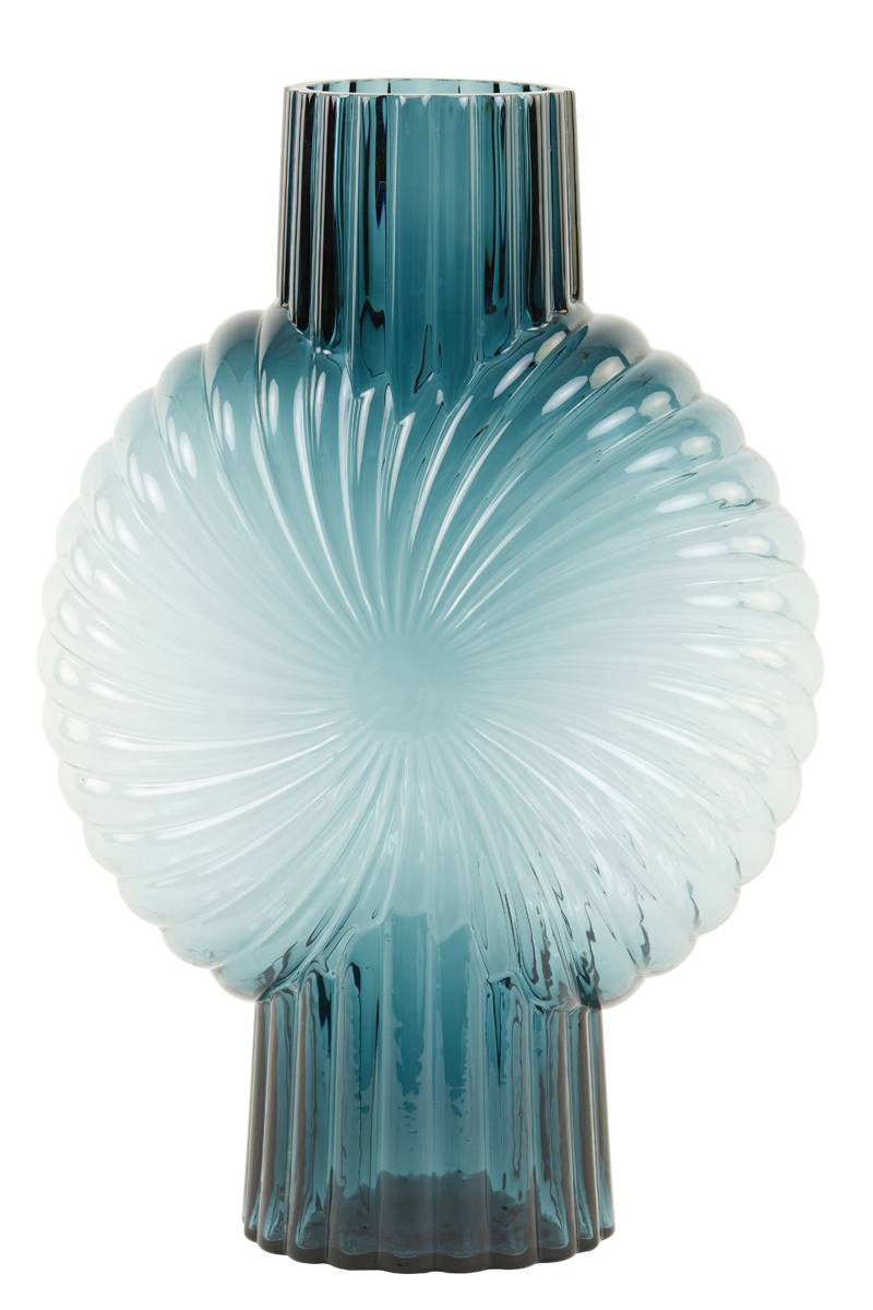 Light & Living Vase 27x13x40cm  in Glas petrol von Light & Living