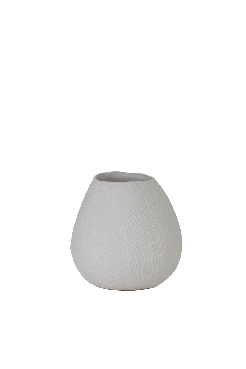 Light & Living Vase JAKE in Keramik Weiß von Light & Living