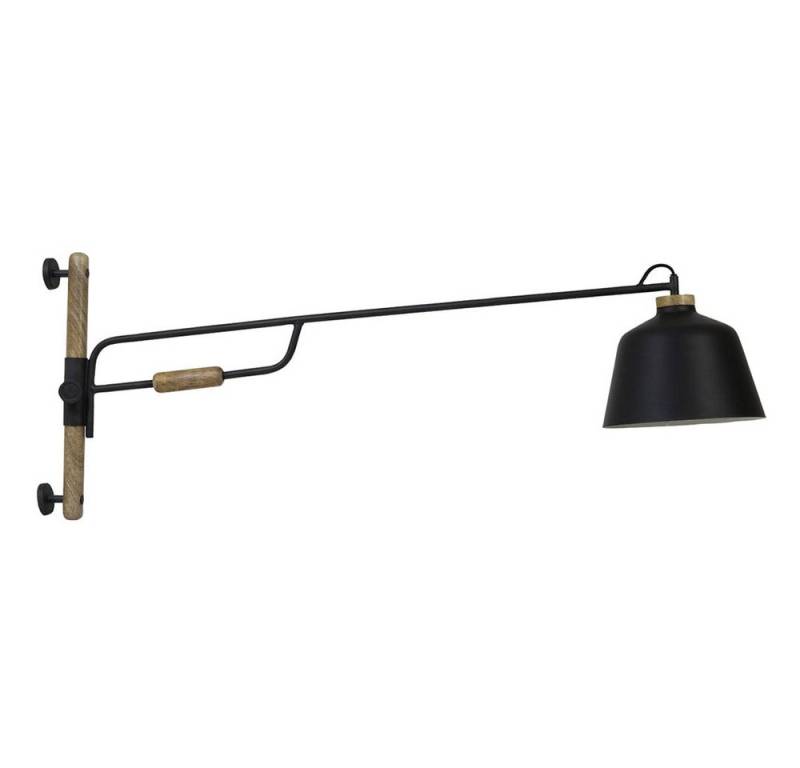 Light & Living Wandleuchte Wandleuchte Lampe BANU von Light & Living 120x25x45 cm Holz schwarz, ohne Leuchtmittel von Light & Living