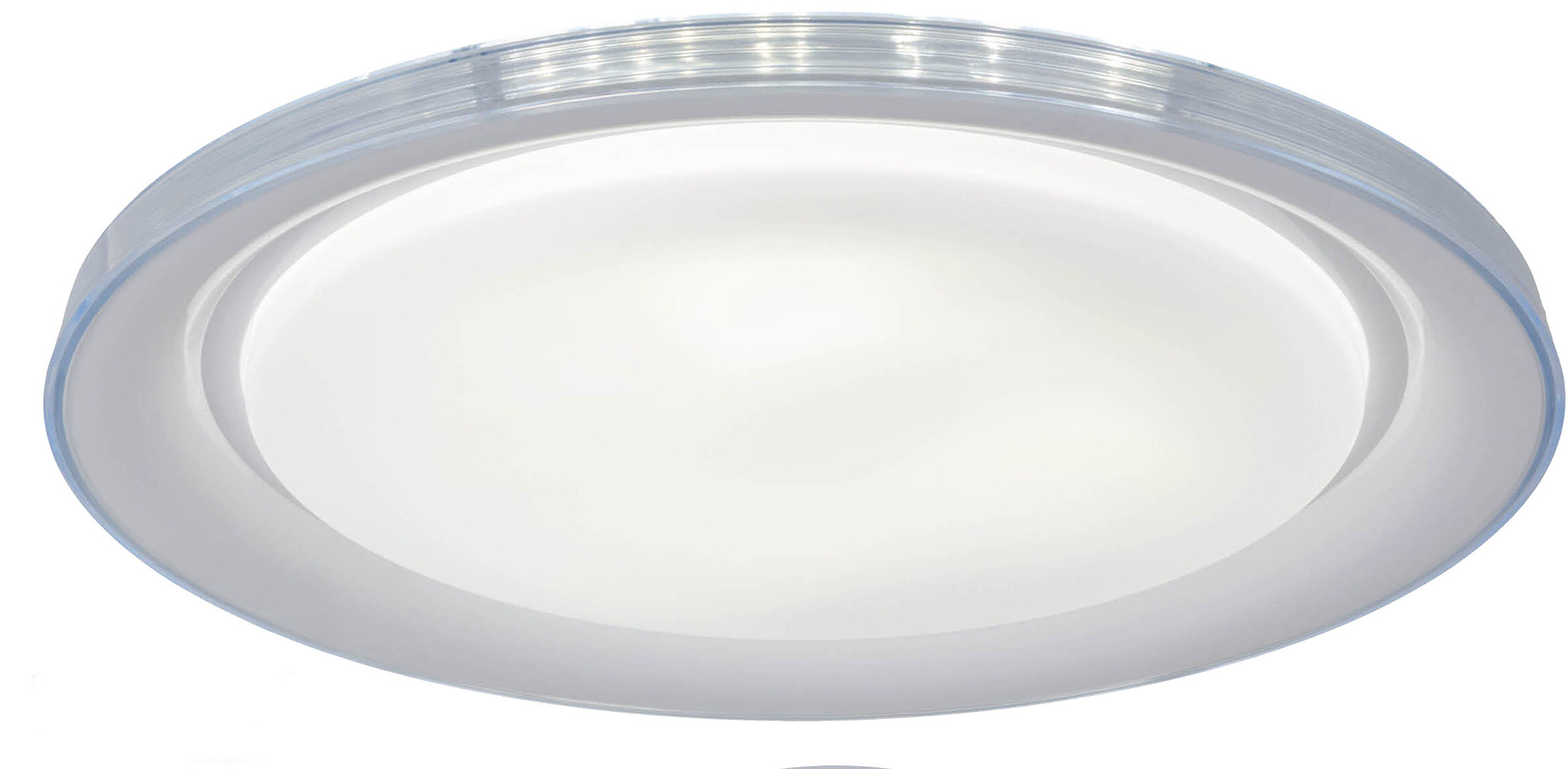 Light & More LED Deckenleuchte CCT weiß Ø 50,5 x 7,5 cm warmweiß-neutralweiß dimmbar von Light & More