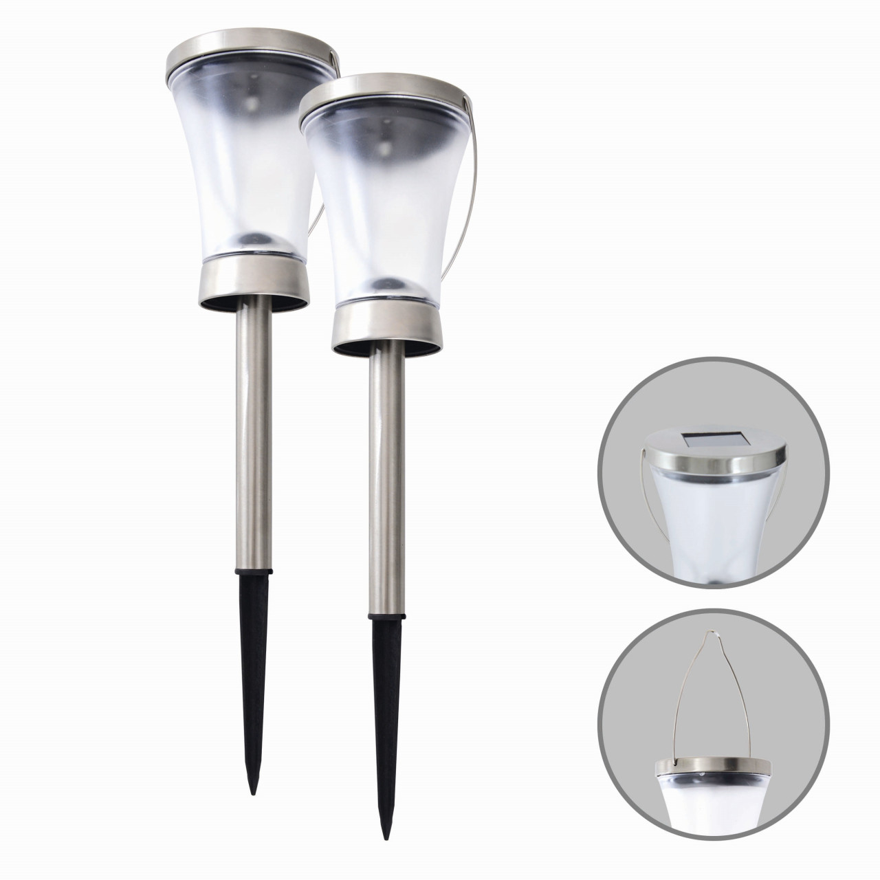 Light & More LED Deko Solarleuchte 2er-Set Light & More LED Deko Solarleuchte 2er-Set von Light & More