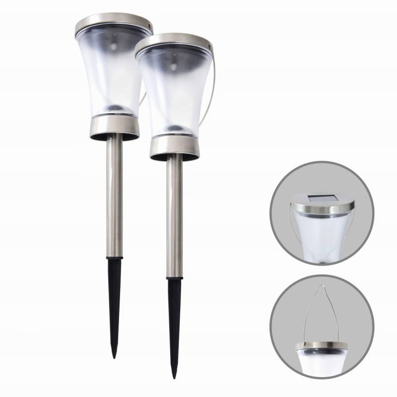 Light & More LED Deko Solarleuchte 2er-Set von Light & More