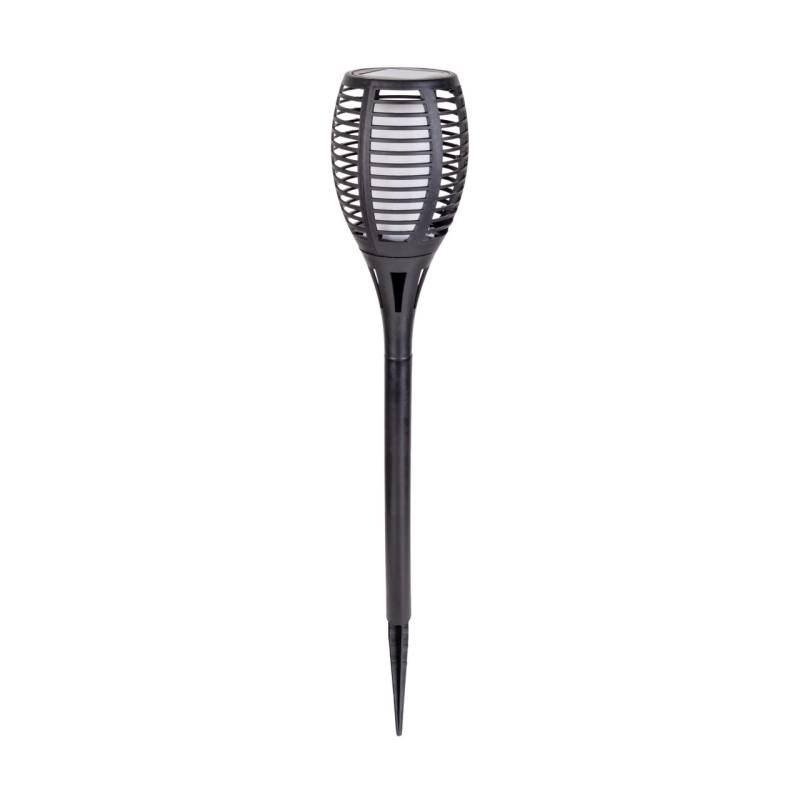 Light & More LED Solarleuchte Fackel schwarz von Light & More