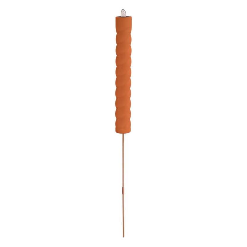 Light & More LED Solarleuchte Erdspieß orange von Light & More