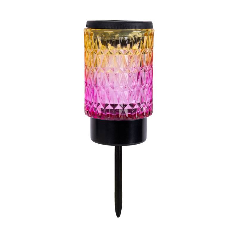 Light & More LED Solarleuchte Erdspieß rosa von Light & More