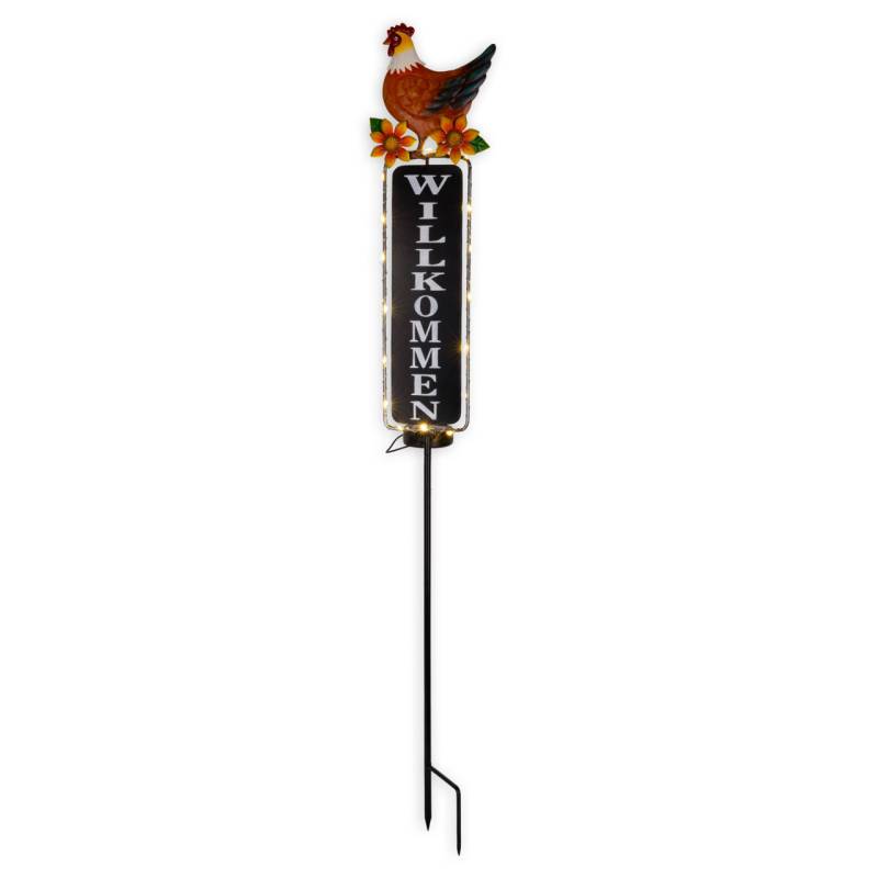 Light & More LED Solarleuchte Huhn bunt von Light & More