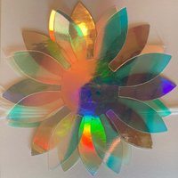 Sonnenblumen Sonnenfänger, Irisierende Sonnenblume, Sonnenfänger Für Fenster, Regenbogen Maker, Fensterbehang, Irisierende Lichtshow, Boho Dekor von LightArtByAlessandra