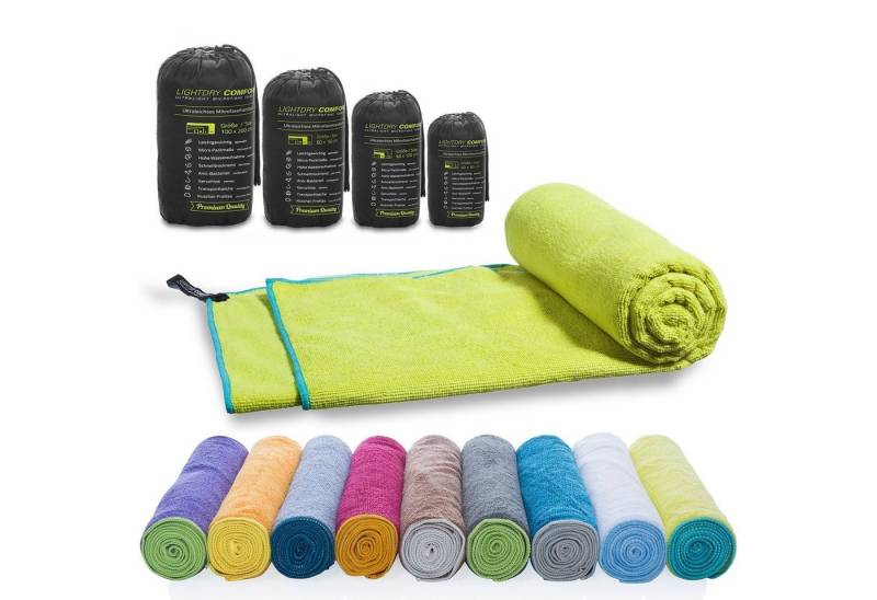LightDry Reisehandtuch Backpack Mikrofaser Sporthandtuch, Sport, Strand & Badehandtuch von LightDry