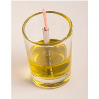 Kerze Messing Dochthalter 9, Set Von 9 Metall Dochthalter, 50 Gewachste Dochtkerze, String Oil von LightLamps