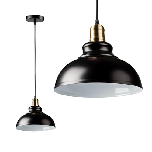 LightLogic Hängelampe PRAG - Lampe - Höhenverstellbare Deckenleuchte - Moderne Lampe für Wohnzimmer, Schlafzimmer und Esszimmer - Geeignet für LED-Leuchtmittel von LightLogic