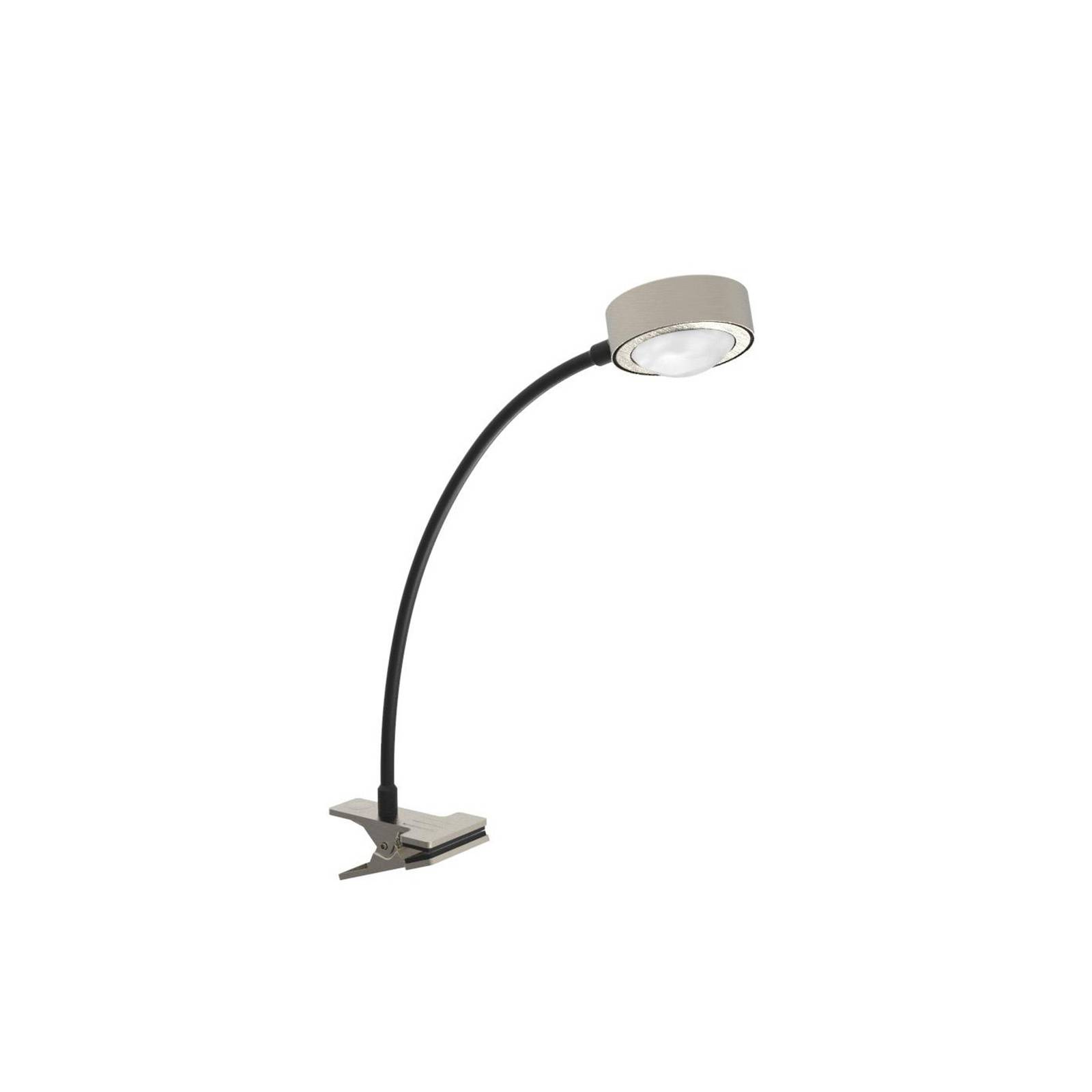 LIGHTME Tischleuchte Powerlens Flex, Klemme, titanfarben LIGHTME Tischleuchte Powerlens Flex, Klemme, titanfarben von LightMe