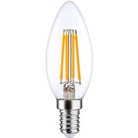LightMe LM85336 LED EEK E (A - G) E14 Kerzenform 6.5W = 60W Warmweiß (Ø x L) 35mm x 97mm nicht dim von LightMe