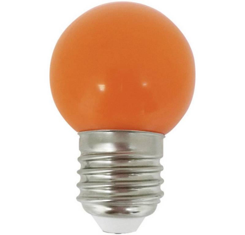 LightMe LED-Leuchtmittel LightMe LM85255 LED EEK G (A - G) E27 Tropfenform 1 W Orange (x L) 4 von LightMe